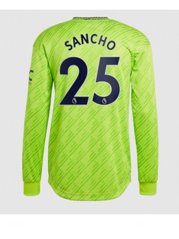 Manchester United Jadon Sancho #25 Ausweichtrikot 2022-23 Langarm